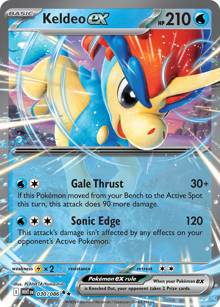 Keldeo ex (WHT 030) PokéLotas