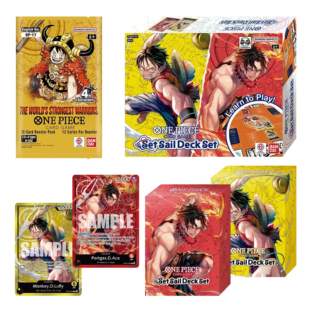 One Piece Card Game Set Sail Deck Set (SD-01)