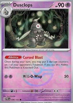 Dusclops (xPRE 036) Spanish PokeBall PokéLotas