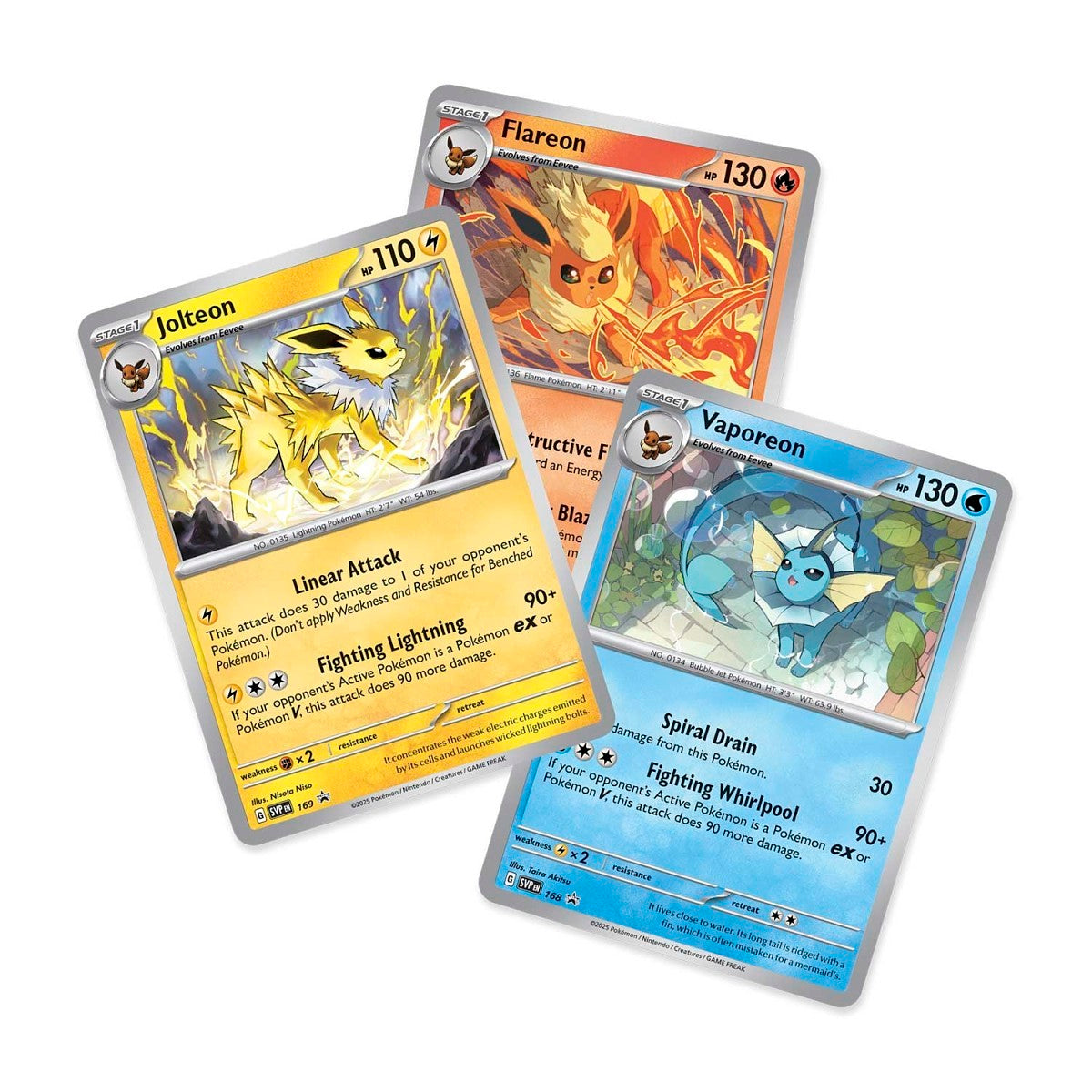 Promos - Flareon - Jolteon - Vaporeon PokéLotas