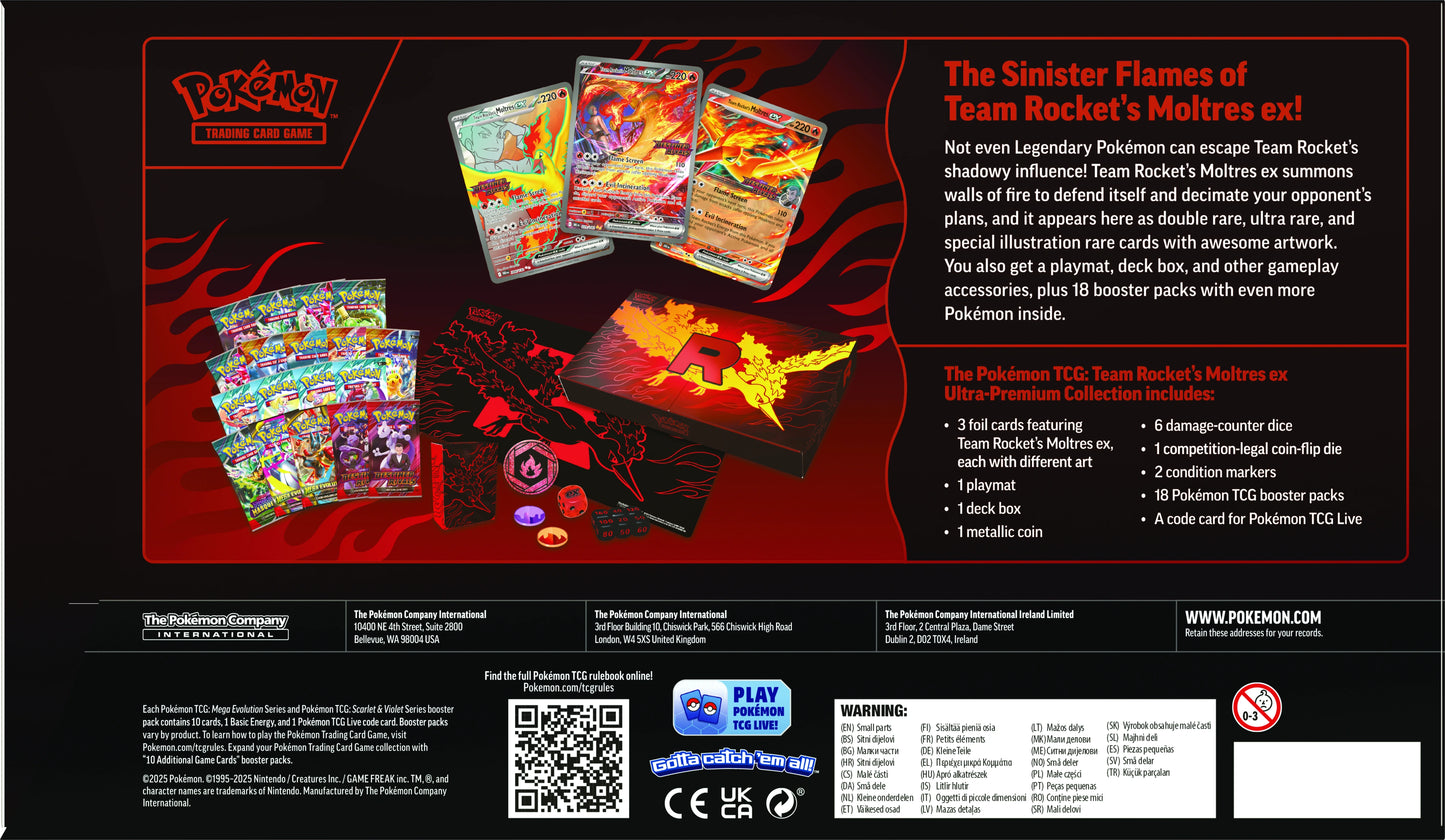 Team Rocket's Moltres ex Ultra-Premium Collection