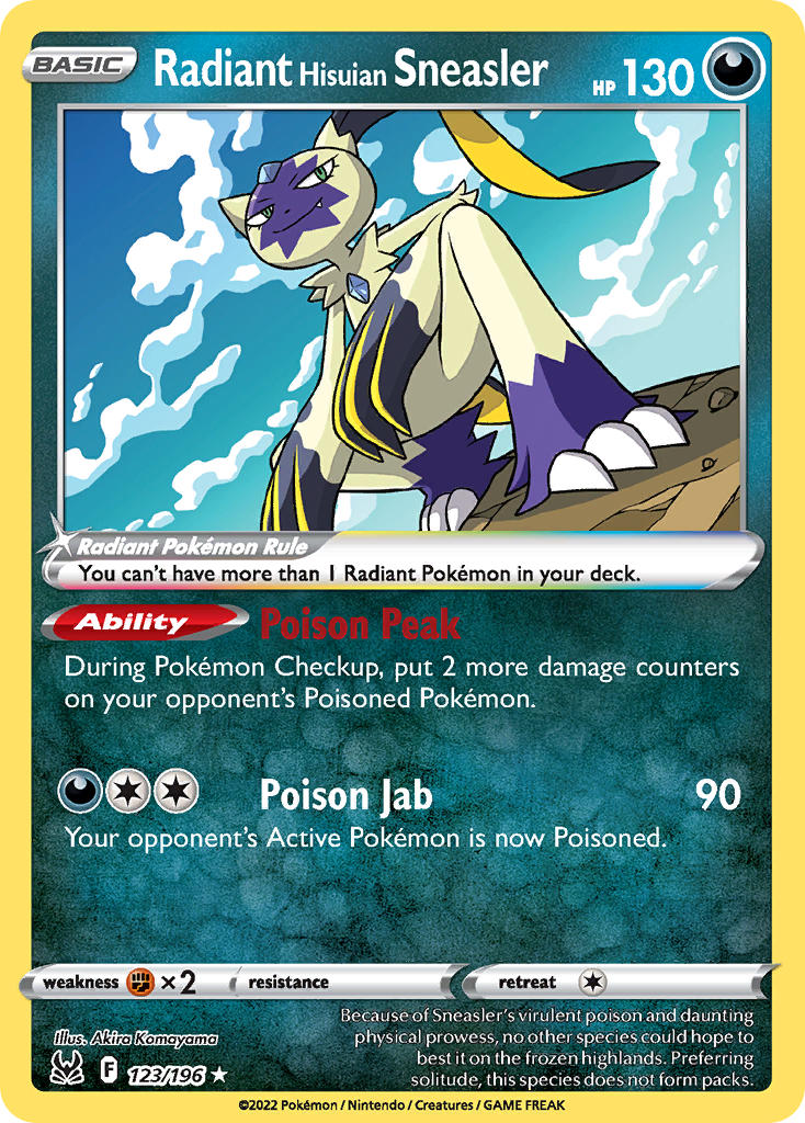 Radiant Hisuian Sneasler (LOR 123) PokéLotas