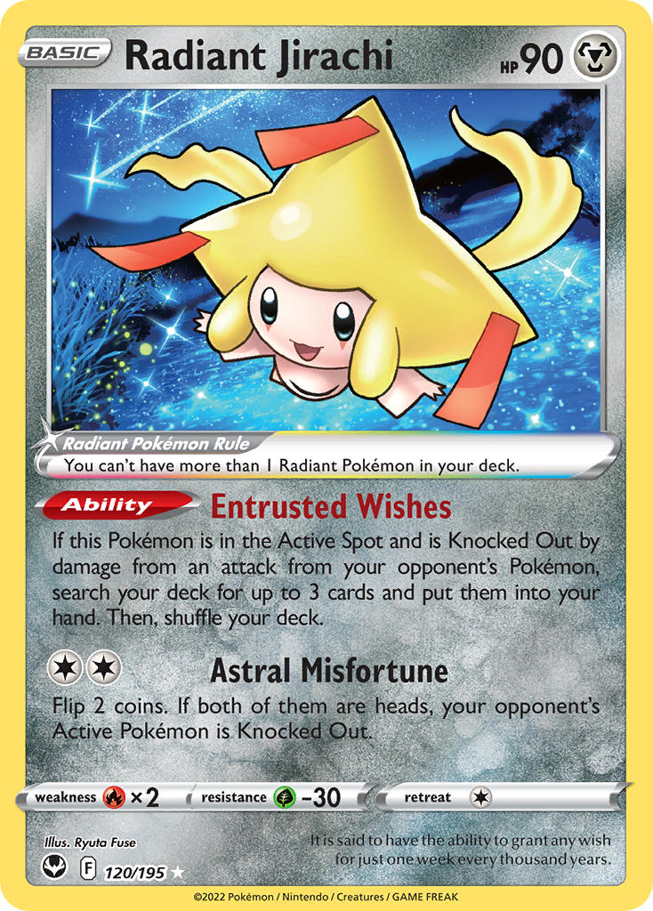 Radiant Jirachi (SIT 120) PokéLotas