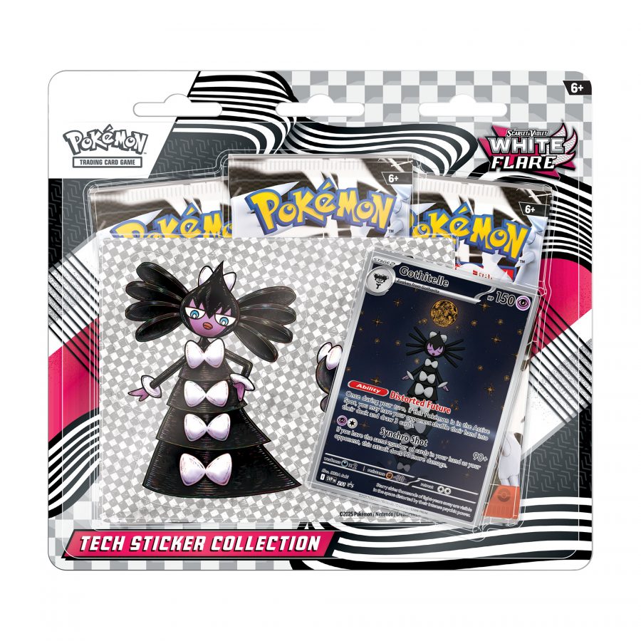 White Flare Tech Sticker Gothitelle PokéLotas