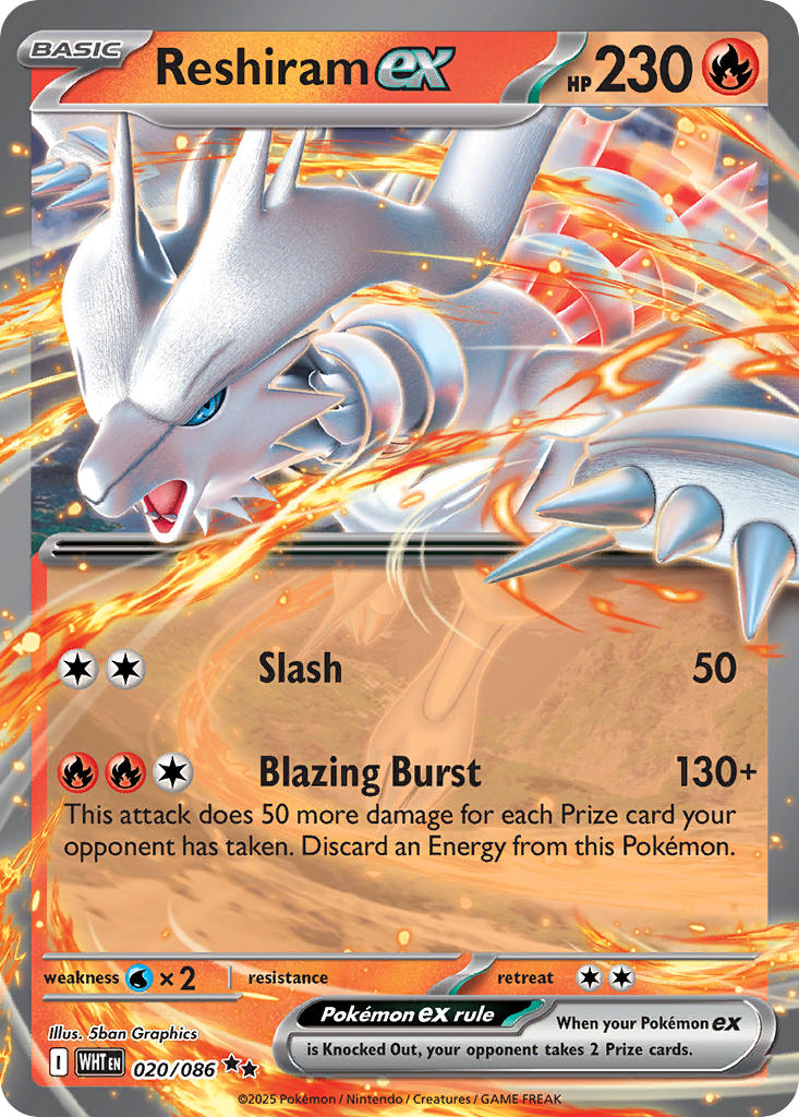 Reshiram ex (WHT 020) PokéLotas