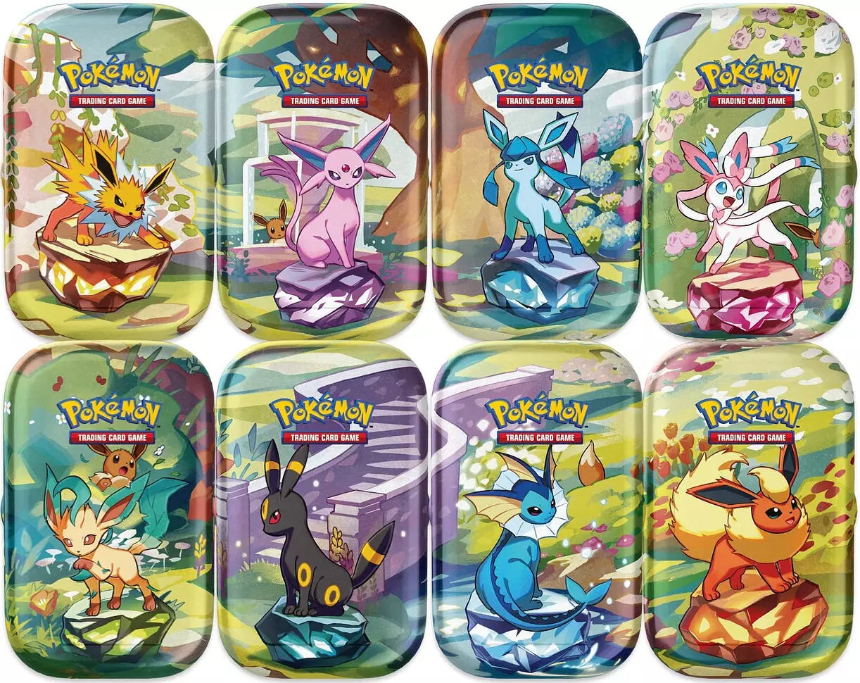 Prismatic Evolutions Mini Tin Display PokéLotas