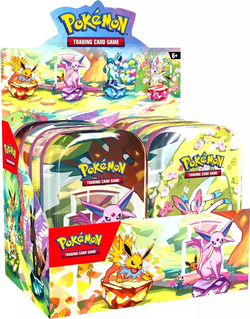 Prismatic Evolutions Mini Tin Display PokéLotas