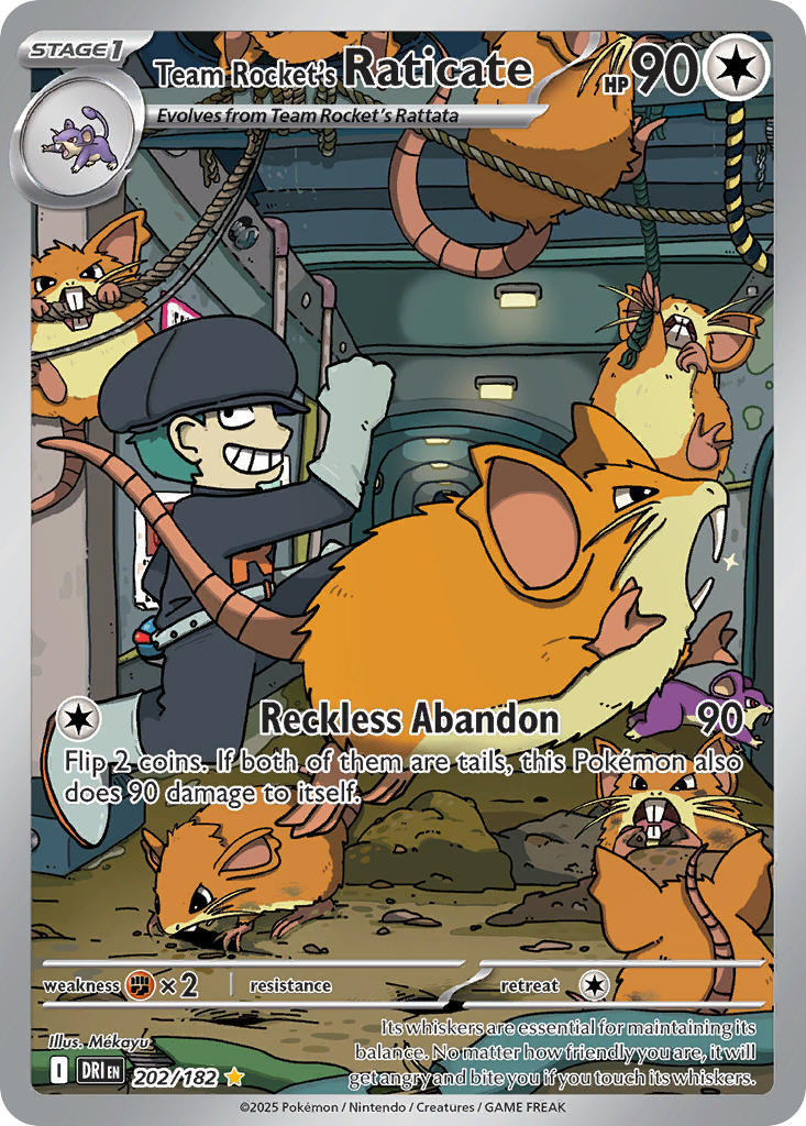 Team Rocket's Raticate (DRI 202) PokéLotas