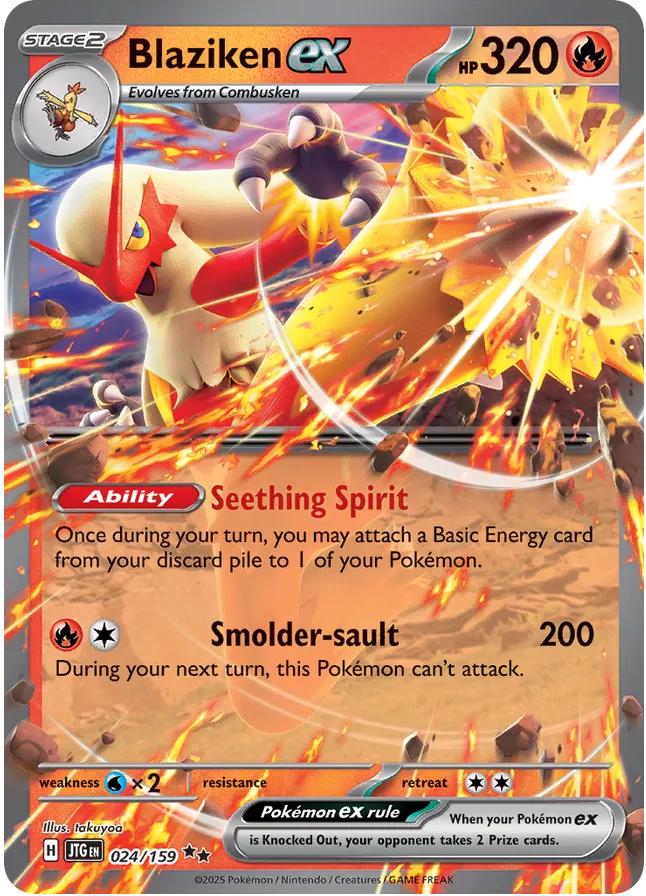 Blaziken ex (JTG 024)