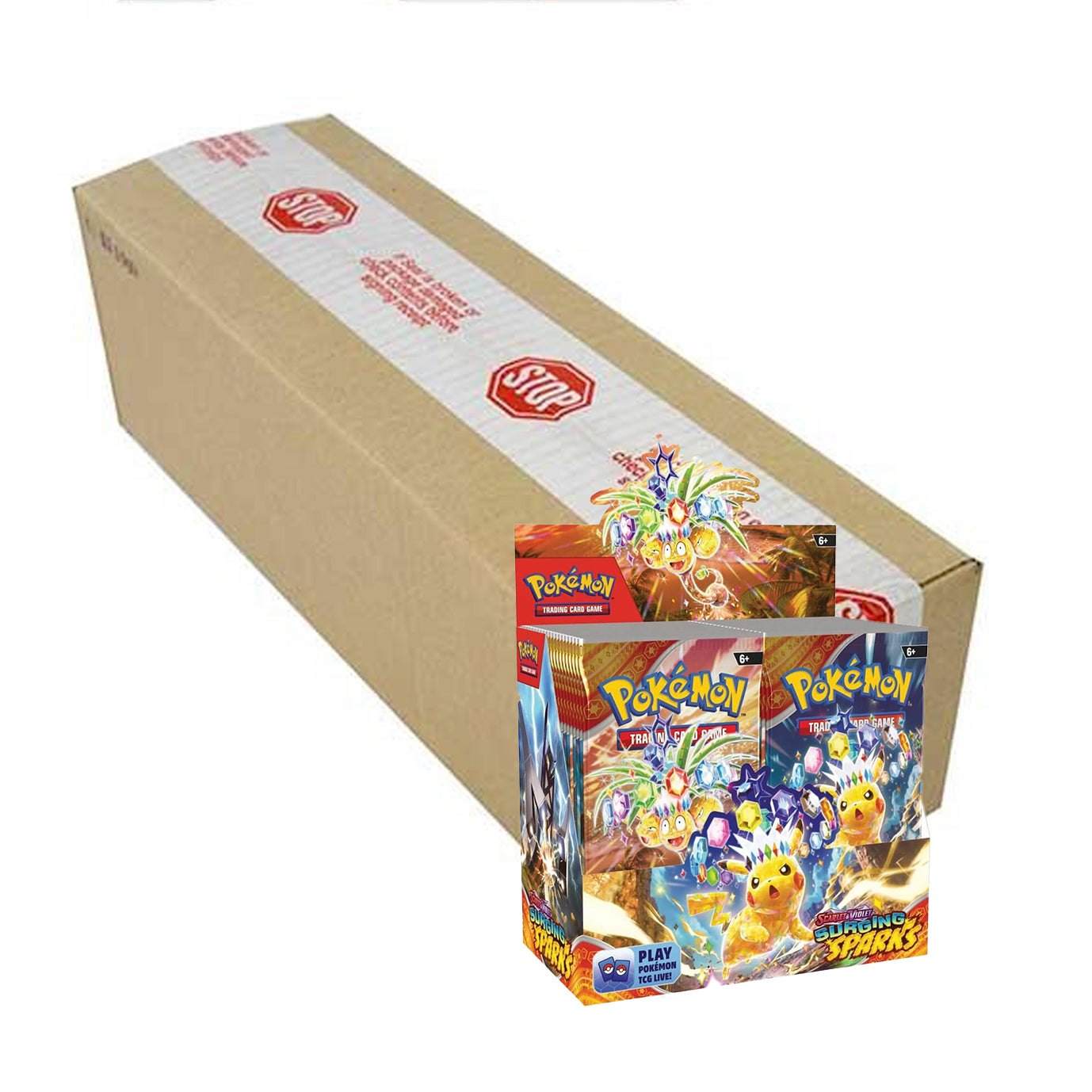 Surging Sparks 6 booster Box Case PokéLotas