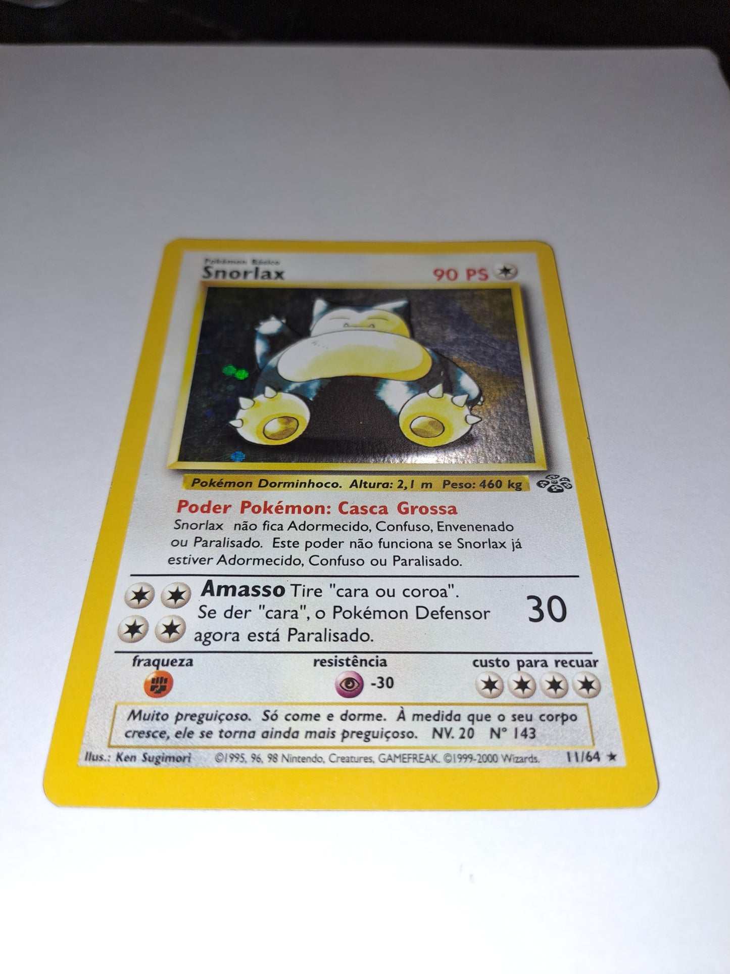 Snorlax (JU 11) - Portuguese PokéLotas