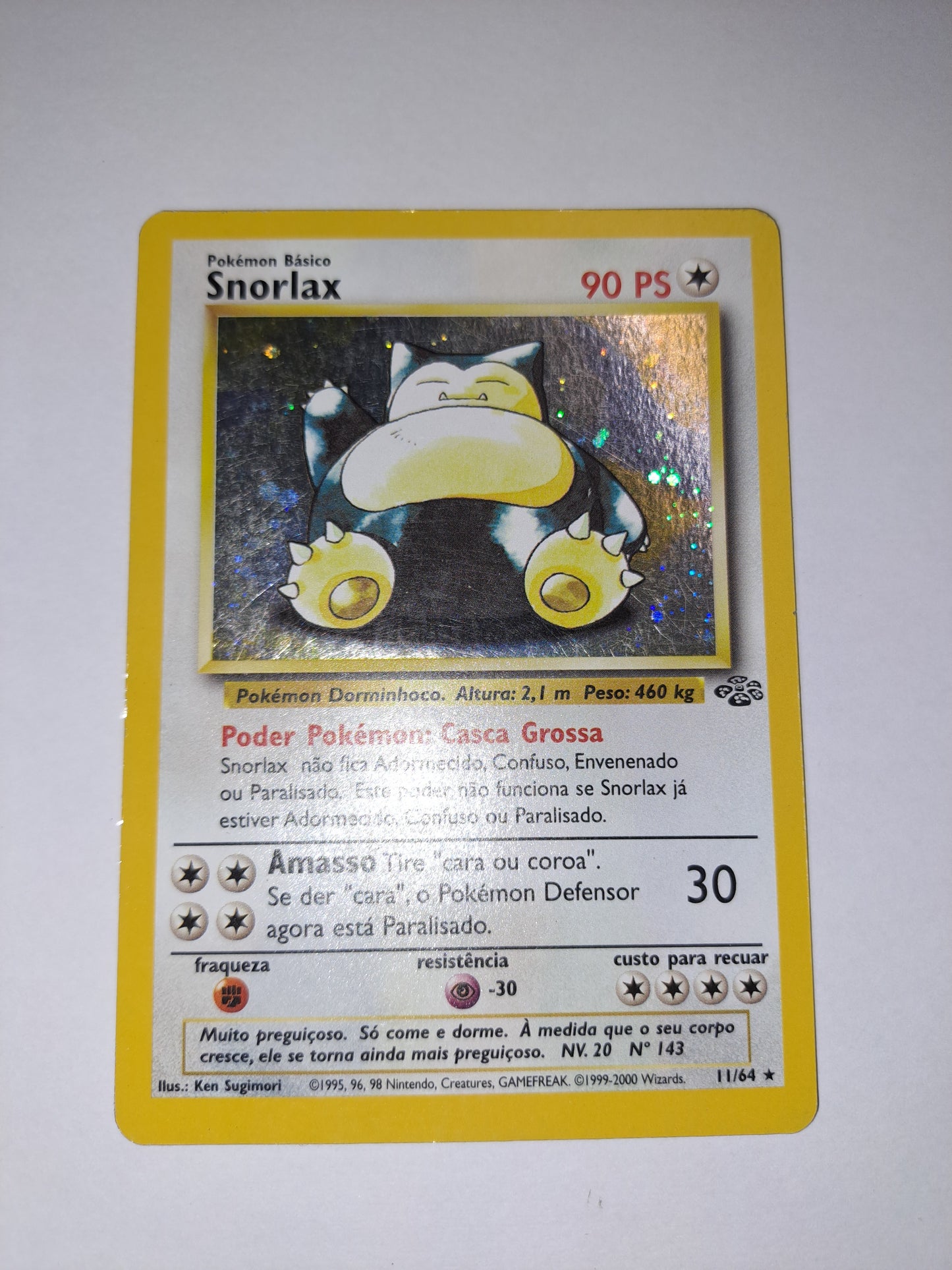 Snorlax (JU 11) - Portuguese PokéLotas