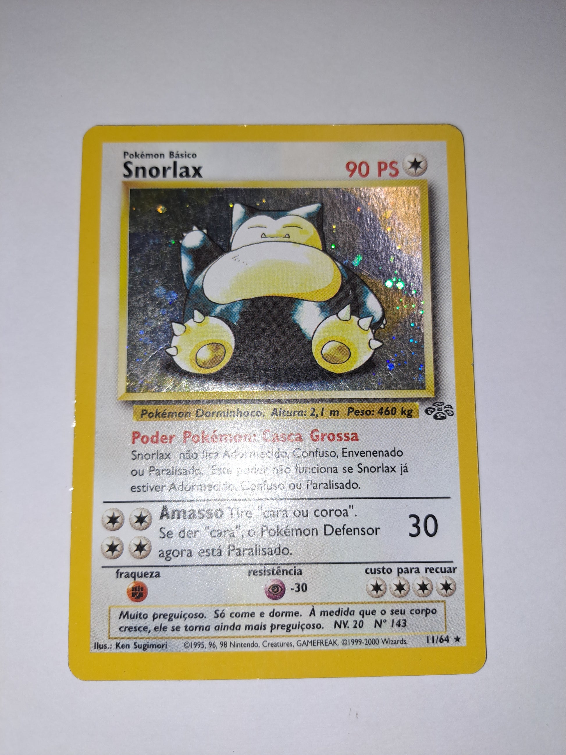 Snorlax (JU 11) - Portuguese PokéLotas