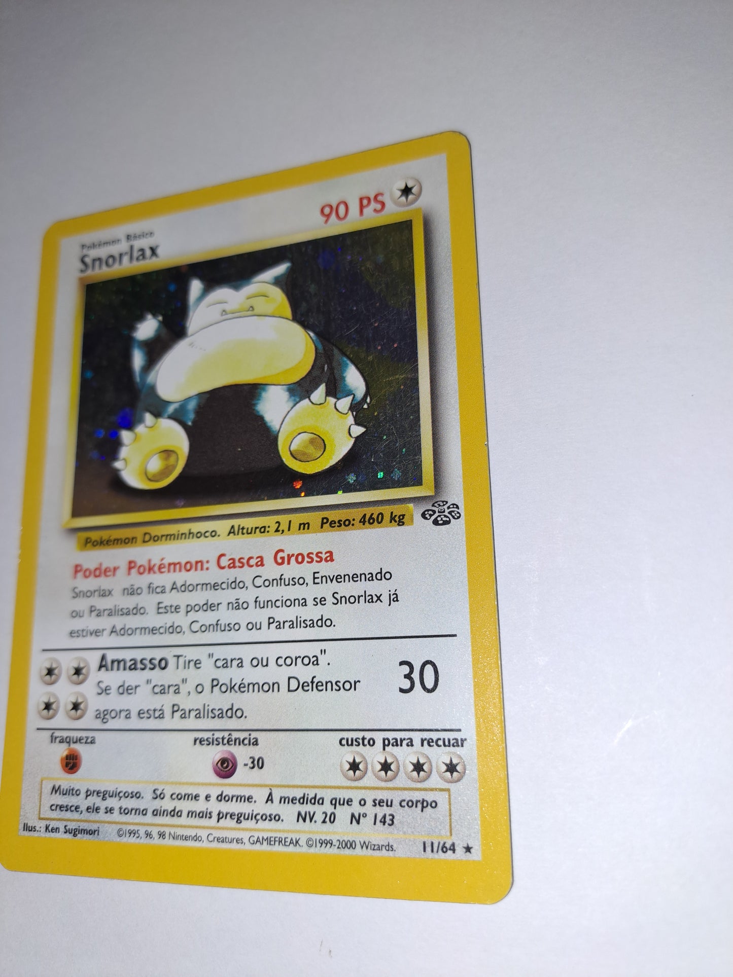 Snorlax (JU 11) - Portuguese PokéLotas