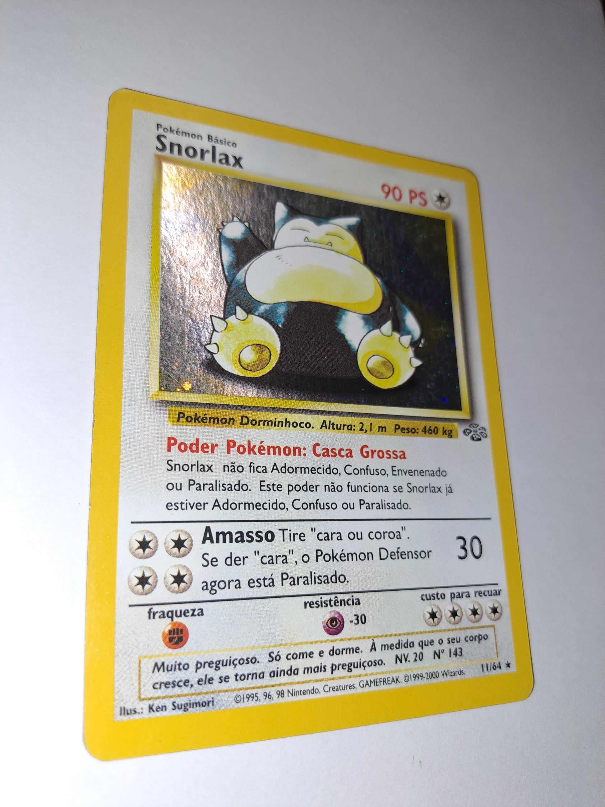 Snorlax (JU 11) - Portuguese PokéLotas