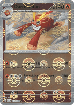 Darmanitan (xBLK 014) PokeBall PokéLotas