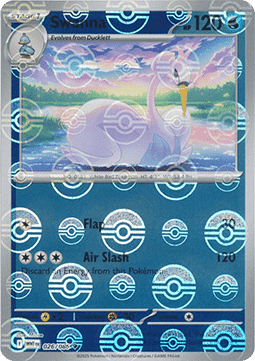 Swanna (xWHT 026) Pokeball PokéLotas