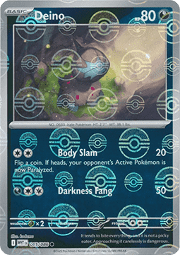 Deino (xWHT 065) Pokeball PokéLotas