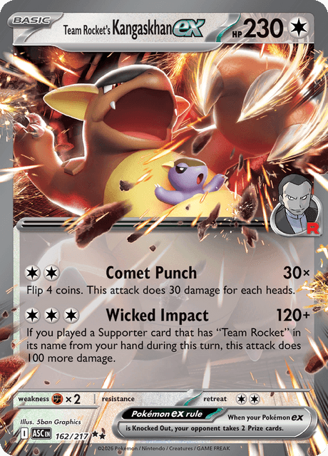 Team Rocket's Kangaskhan ex (ASC 162)