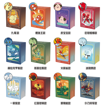Metal Card Deck Storage Box Set
