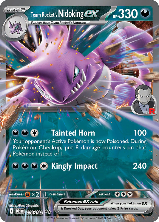 Team Rocket's Nidoking ex (DRI 119) PokéLotas