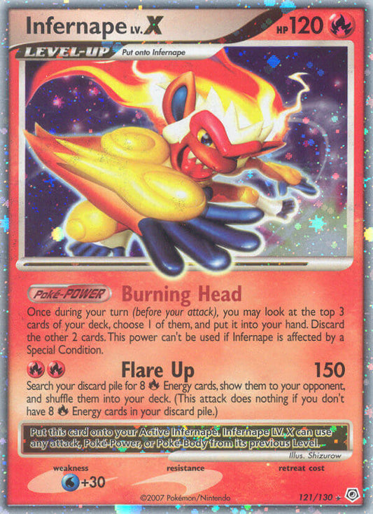 Infernape LV.X (DP 121)