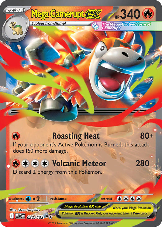 Mega Camerupt ex (MEG 022) PokéLotas
