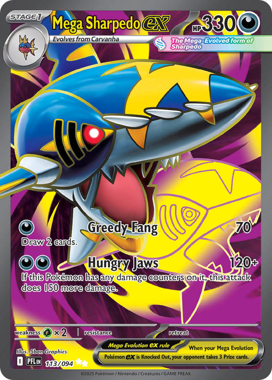 Mega Sharpedo ex (PFL 113) PokéLotas
