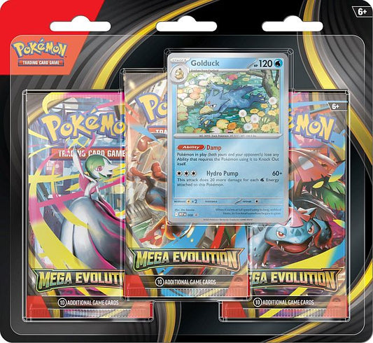Mega Evolution 3-Pack Blister *PRE ORDER* PokéLotas