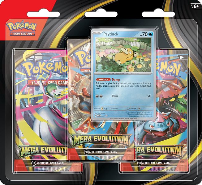 Mega Evolution 3-Pack Blister *PRE ORDER* PokéLotas