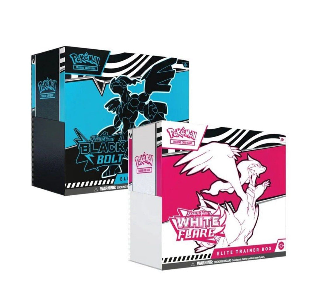 Black Bolt & White Flare Elite Trainer Box PokéLotas