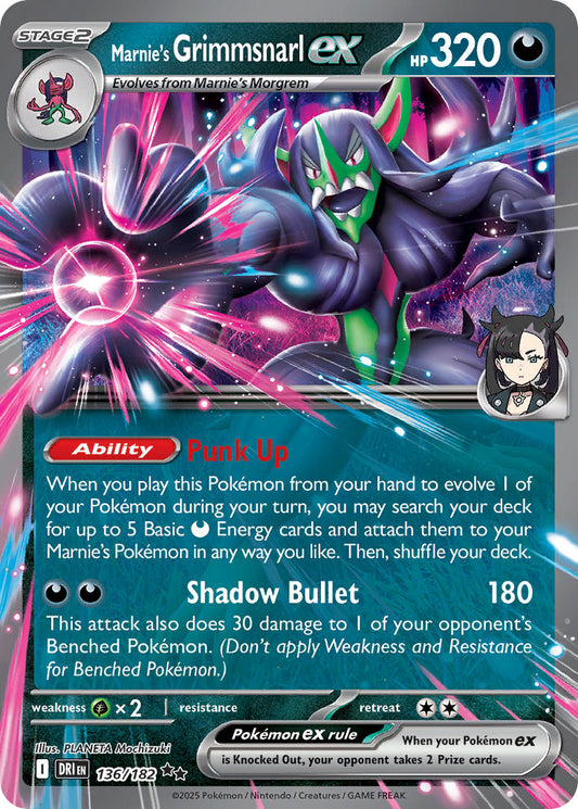 Marnie's Grimmsnarl ex (DRI 136) PokéLotas