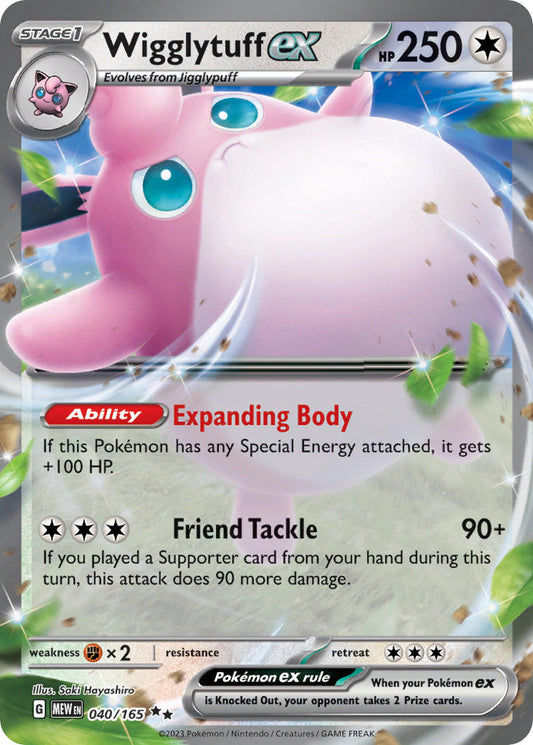 Wigglytuff ex (MEW 040) PokéLotas