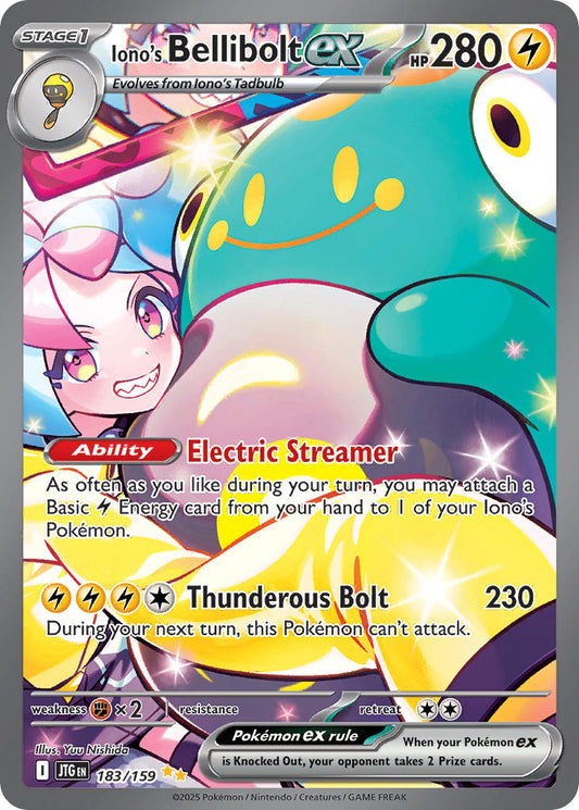 Iono's Bellibolt ex (JTG 183) PokéLotas