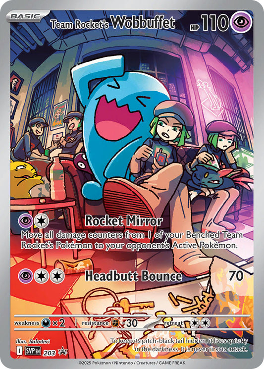 Team Rocket's Wobbuffet (SVP 203) PokéLotas