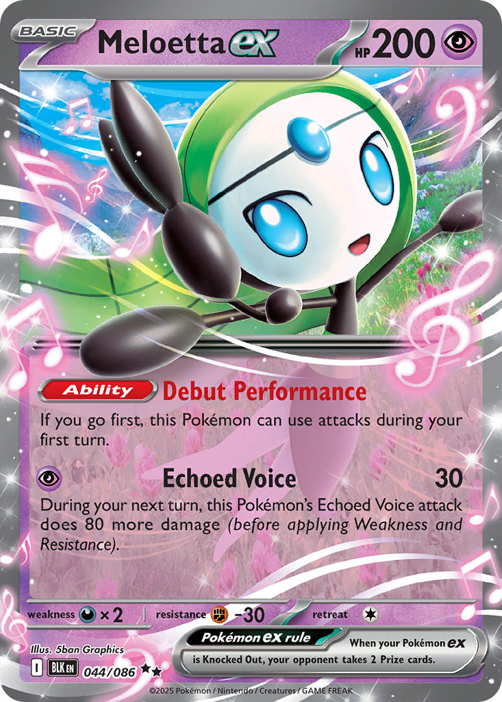 Meloetta ex (BLK 044) PokéLotas